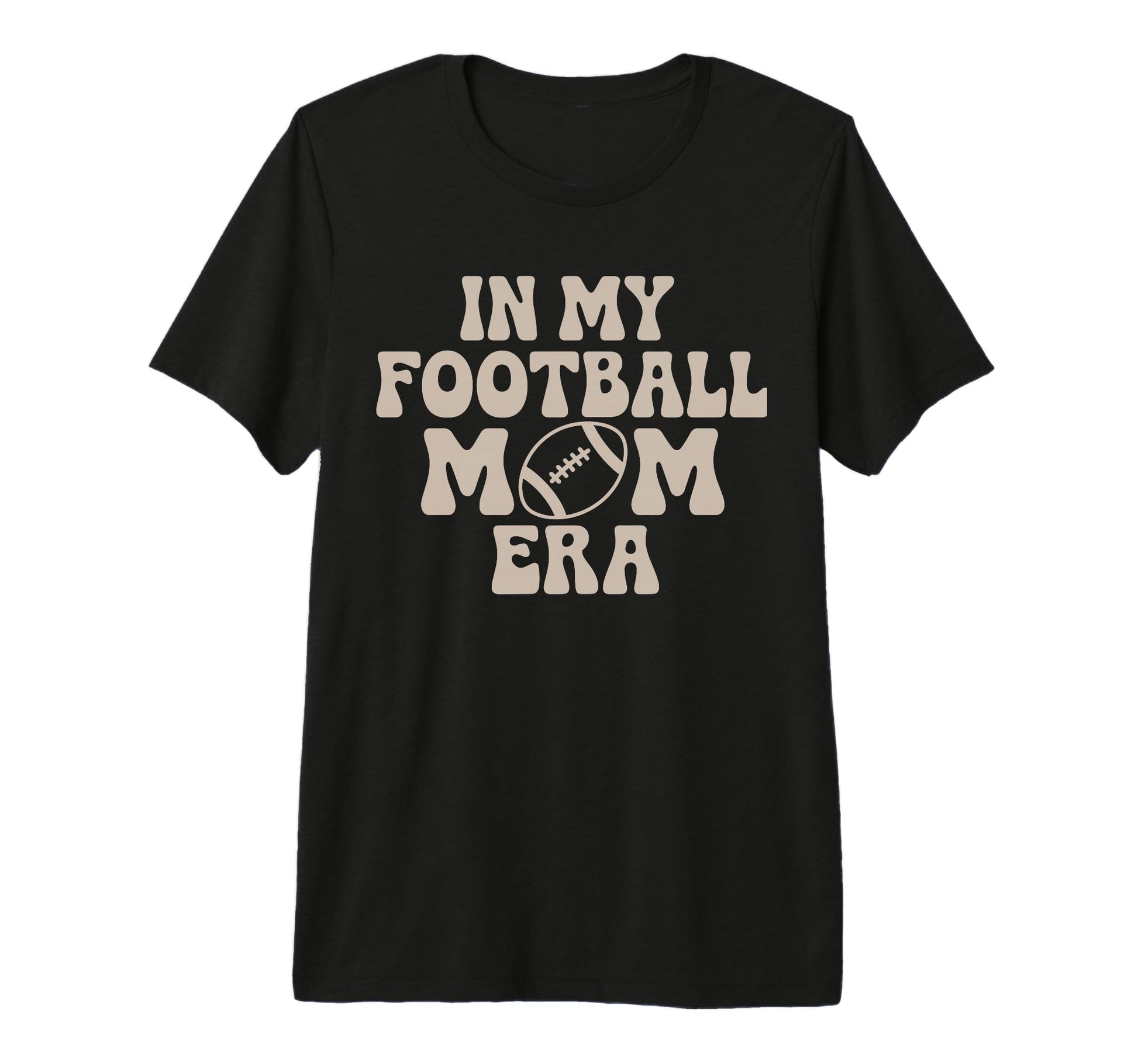 My Football Mom Era Groovy T-Shirt - Casual Everyday Wear for Adults - T-Shirt, Sweatshirt, Hoodie