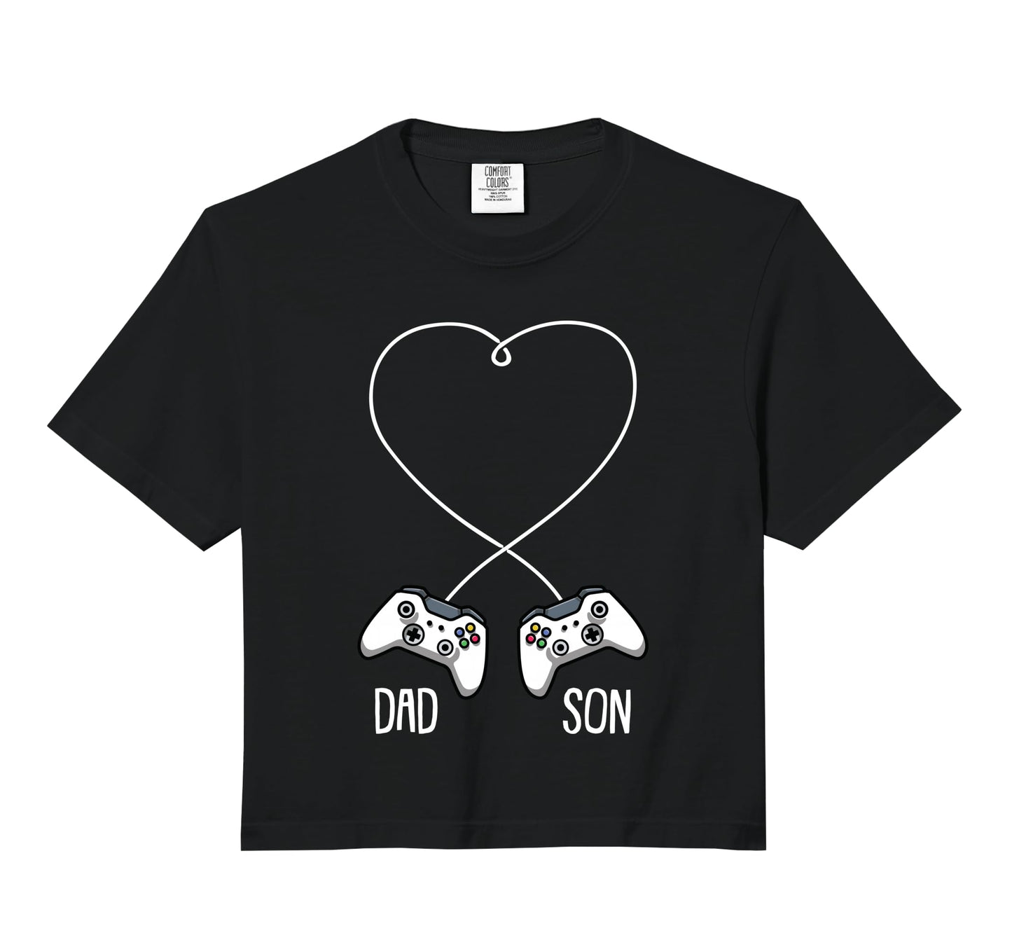 Dad Son Gaming Video Game Controller T-Shirt - Graphic Print for Adults - T-Shirt, Sweatshirt, Hoodie