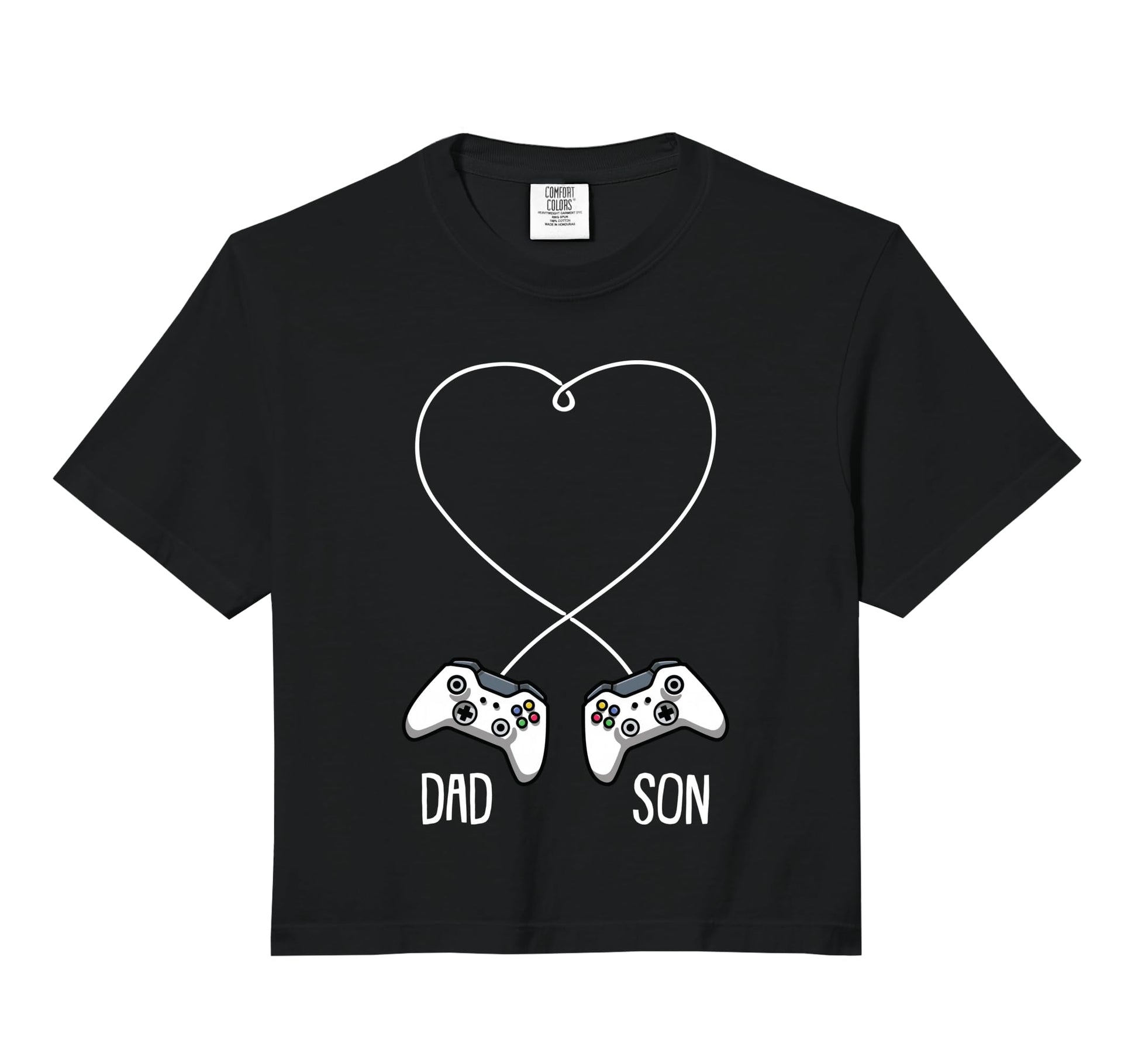 Dad Son Gaming Video Game Controller T-Shirt - Graphic Print for Adults - T-Shirt, Sweatshirt, Hoodie