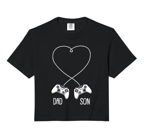 Dad Son Gaming Video Game Controller T-Shirt - Graphic Print for Adults - T-Shirt, Sweatshirt, Hoodie