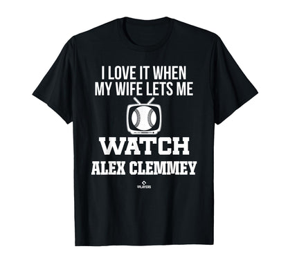 My Wife Lets Me Watch Alex Clemmey T-Shirt - Unique Graphic for Adults - T-Shirt, Sweatshirt, Hoodie
