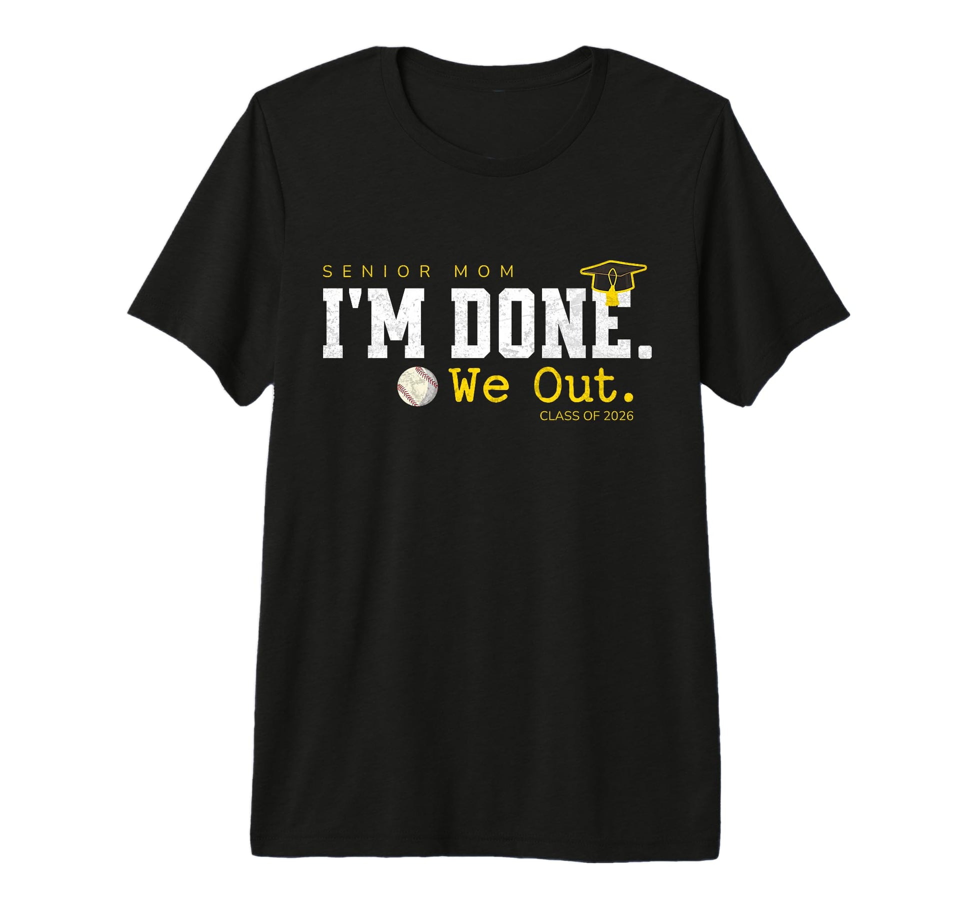 Senior Mom Class 2026 Graduation T-Shirt - Streetwear Style for Adults - T-Shirt, Sweatshirt, Hoodie