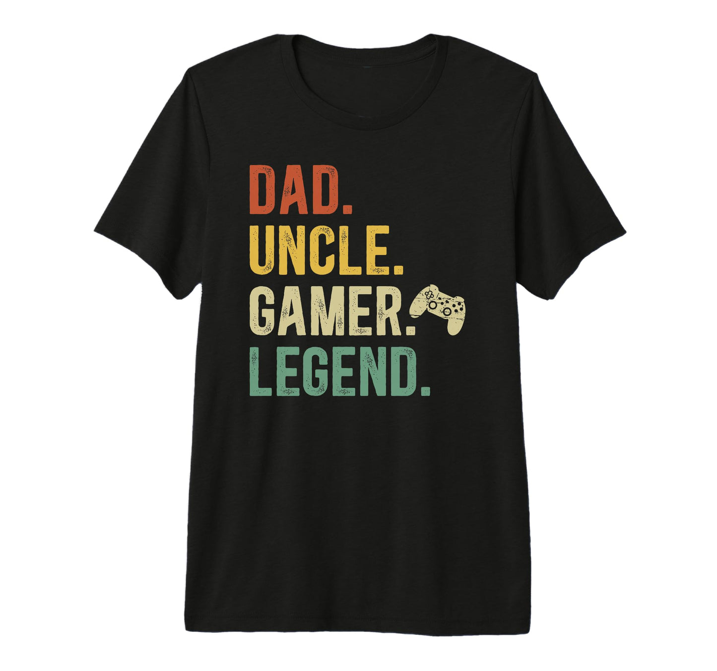 Mens Dad Uncle Gamer Uncle Gaming Uncle T-Shirt - Graphic Print for Adults - T-Shirt, Sweatshirt, Hoodie