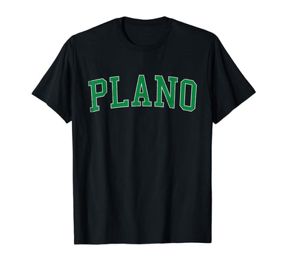 Plano Il Distressed Green Varsity T-Shirt - Novelty Apparel Unisex - T-Shirt, Sweatshirt, Hoodie