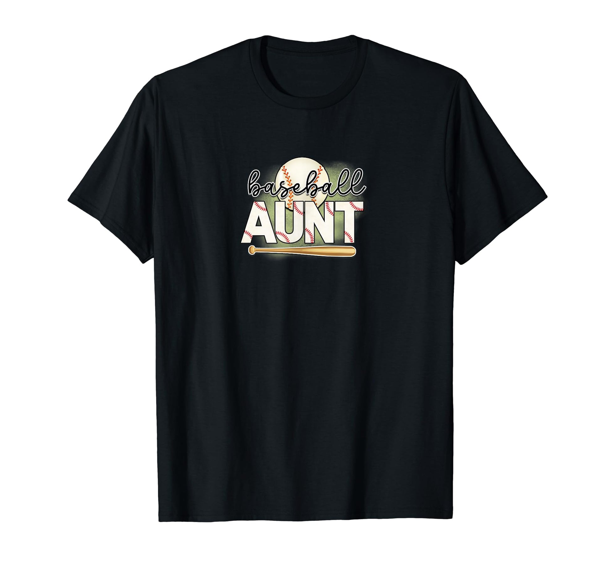 Baseball Aunt Funny Baseball Lovers T-Shirt - Custom Art Print Unisex - T-Shirt, Sweatshirt, Hoodie