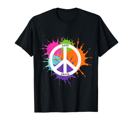 Peace Love Colortone T-Shirt - Aesthetic Graphic Men Women - T-Shirt, Sweatshirt, Hoodie