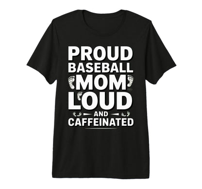 Baseball Mom And Funny Mom Life Tri Blend T-Shirt - Graphic Print Unisex - T-Shirt, Sweatshirt, Hoodie