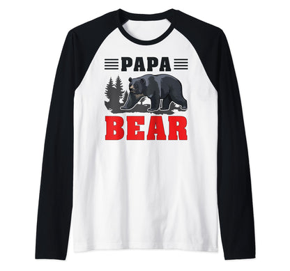 Papa Bear Father Dad Daddy Gift Hoodie - Aesthetic Graphic for Adults - T-Shirt, Sweatshirt, Hoodie