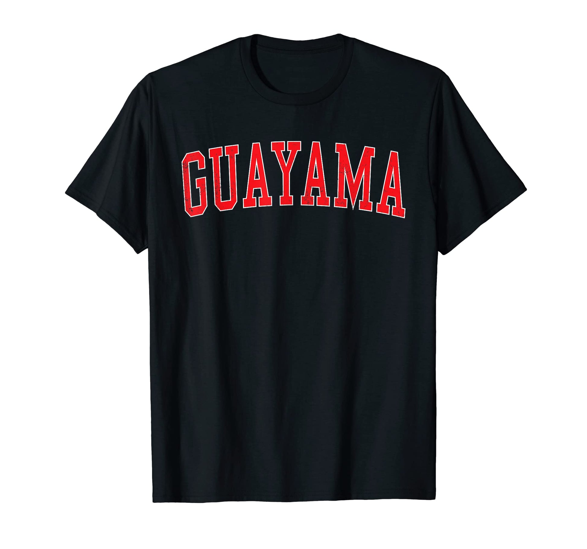 Guayama Pr Varsity Red Text T-Shirt - Minimalist Print Men Women - T-Shirt, Sweatshirt, Hoodie