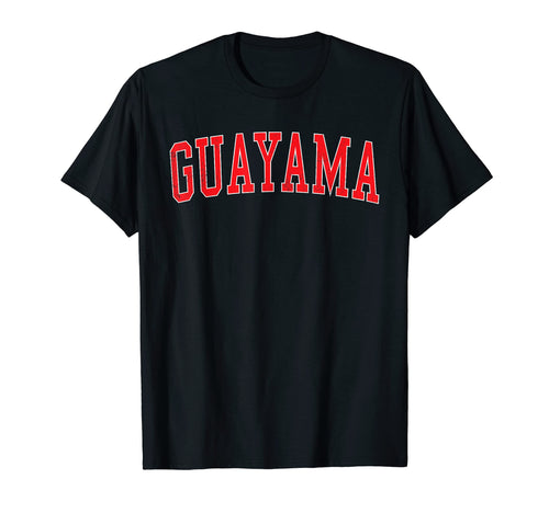 Guayama Pr Varsity Red Text T-Shirt - Minimalist Print Men Women - T-Shirt, Sweatshirt, Hoodie