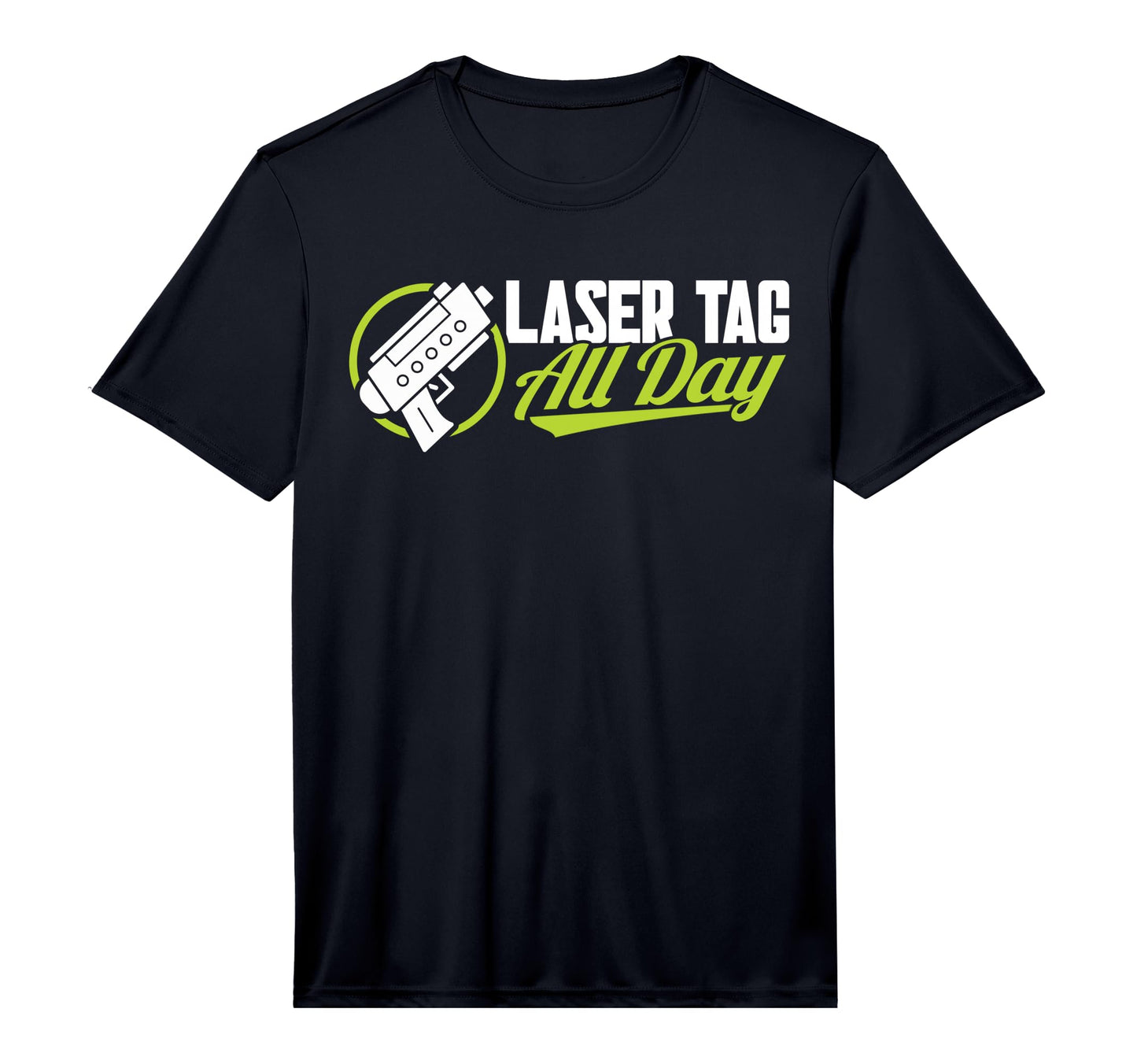 Laser Tag Party Laser Tag All Day T-Shirt - Aesthetic Graphic Men Women - T-Shirt, Sweatshirt, Hoodie