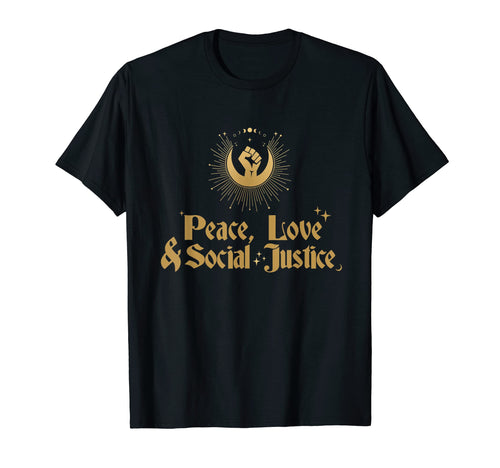 Witchy Feminist Activist Witch Peace T-Shirt - Unique Graphic Men Women - T-Shirt, Sweatshirt, Hoodie