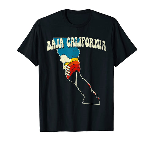 Baja California Mexican State Rainbow T-Shirt - Graphic Print Men Women - T-Shirt, Sweatshirt, Hoodie