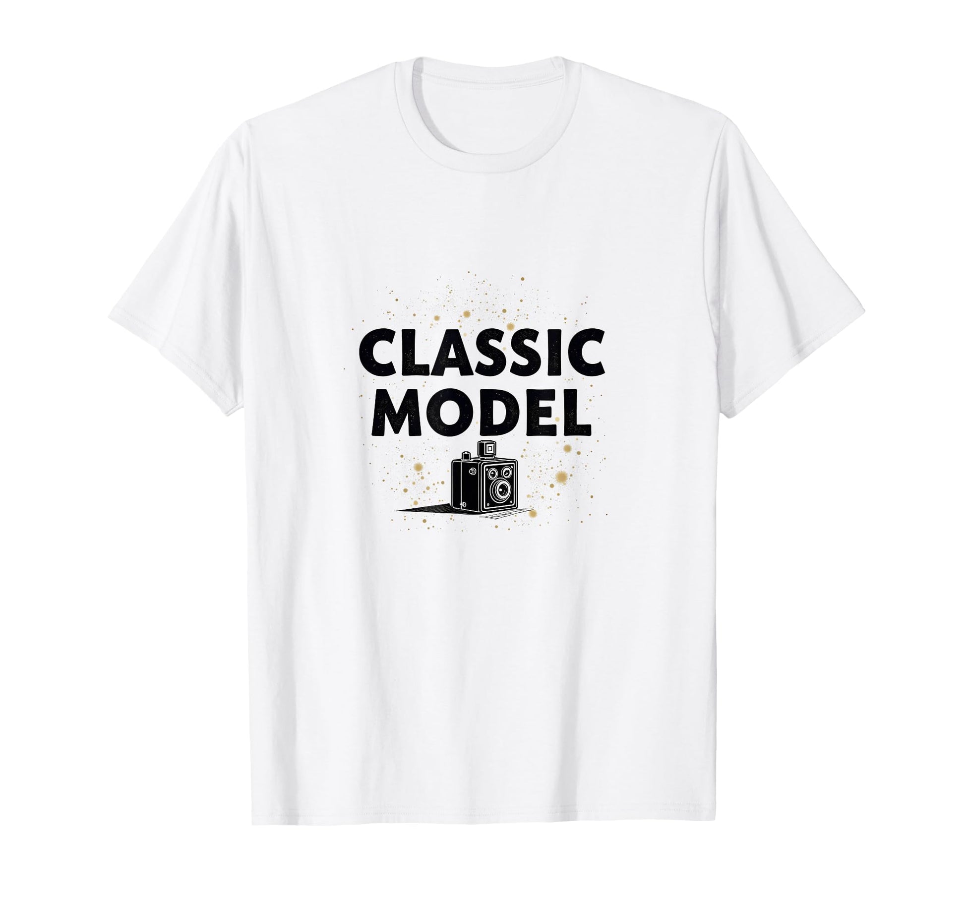 Model 1900S Camera Nostalgia White T-Shirt - Unique Graphic Unisex - T-Shirt, Sweatshirt, Hoodie