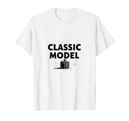 Model 1900S Camera Nostalgia White T-Shirt - Unique Graphic Unisex - T-Shirt, Sweatshirt, Hoodie