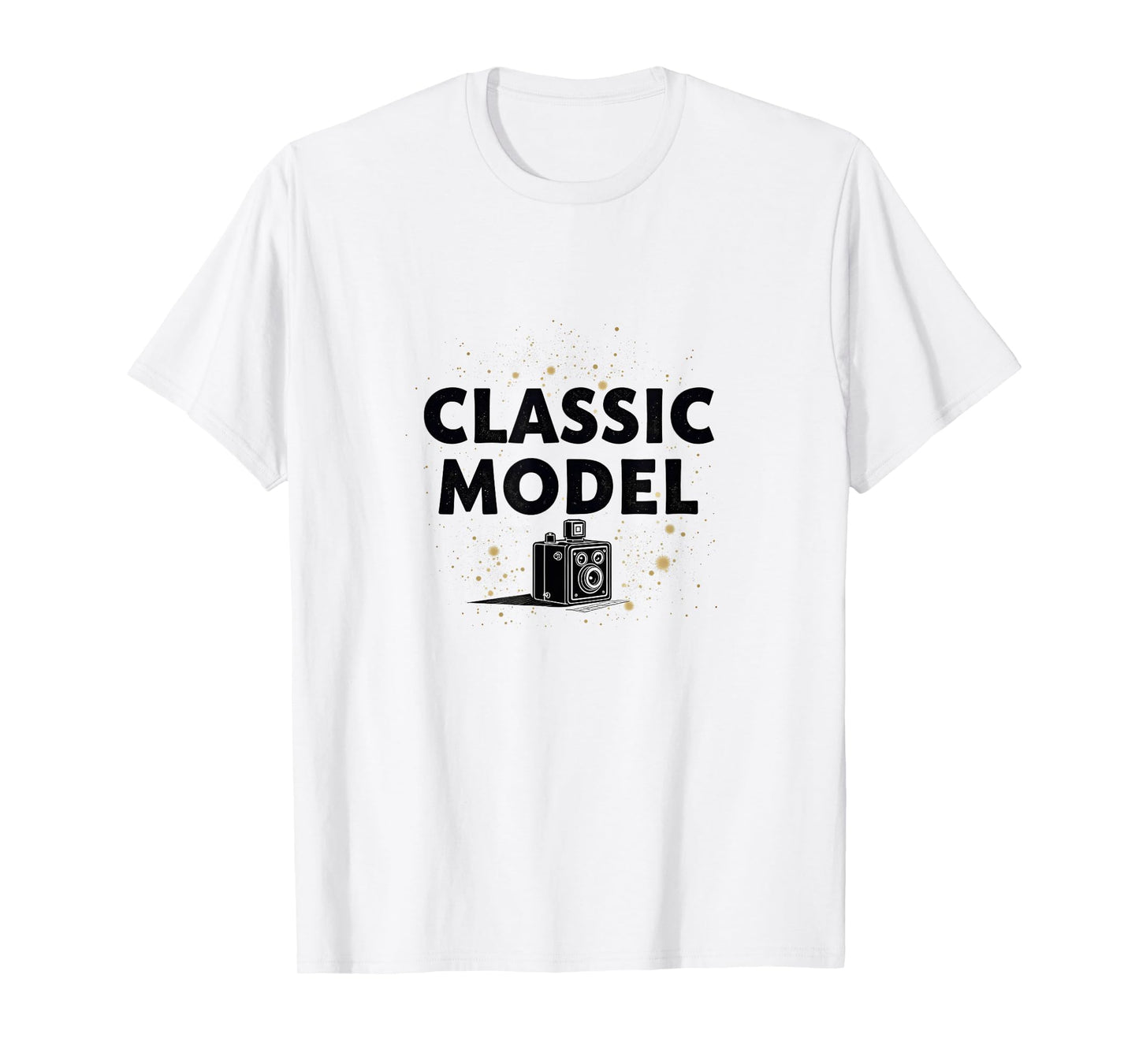 Model 1900S Camera Nostalgia White T-Shirt - Streetwear Style for Adults - T-Shirt, Sweatshirt, Hoodie