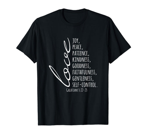 Inspiring Love Joy Peace Patience T-Shirt - Minimalist Print Men Women - T-Shirt, Sweatshirt, Hoodie