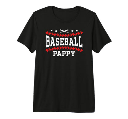 Mens Baseball Pappy Best Grandpa Pappy T-Shirt - Fun Novelty Design Unisex - T-Shirt, Sweatshirt, Hoodie