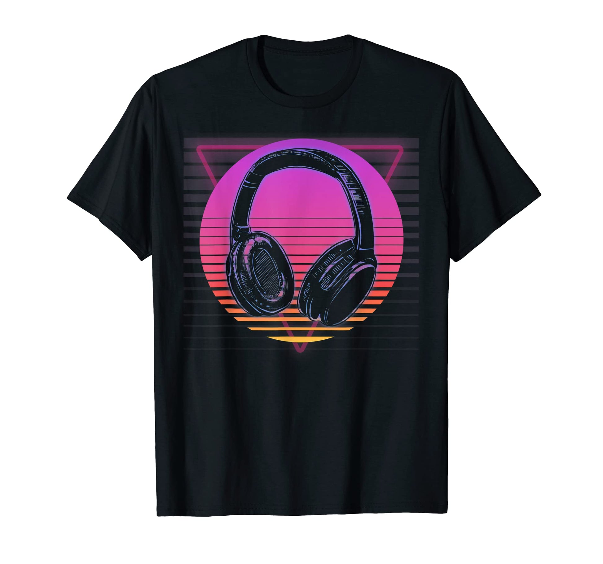Music Headphones Dj Rap Hip Hop T-Shirt - Casual Everyday Wear for Adults - T-Shirt, Sweatshirt, Hoodie