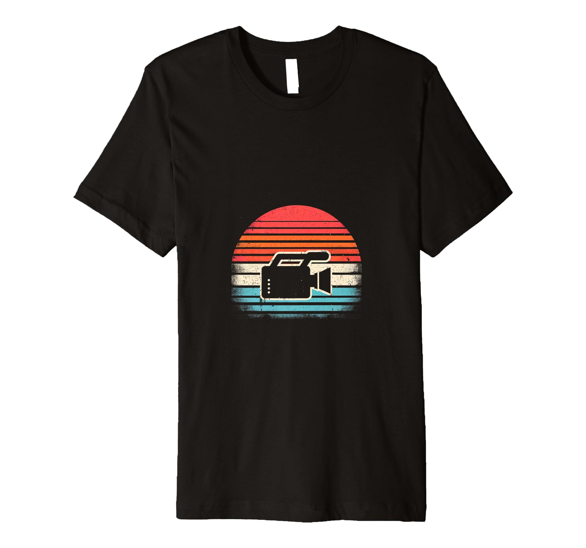 Sunset Video Camera T-Shirt - Fun Novelty Design Unisex - T-Shirt, Sweatshirt, Hoodie