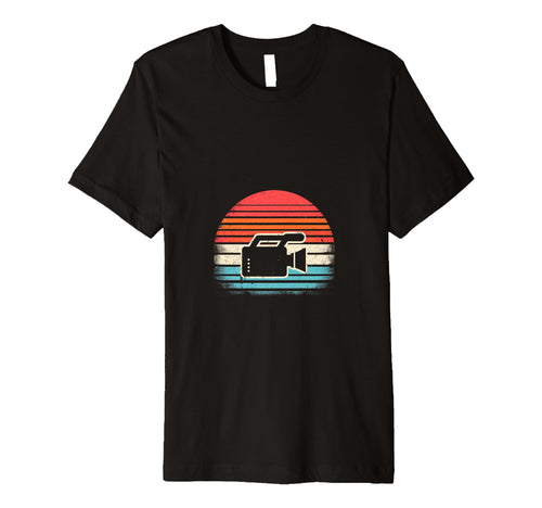 Sunset Video Camera T-Shirt - Fun Novelty Design Unisex - T-Shirt, Sweatshirt, Hoodie