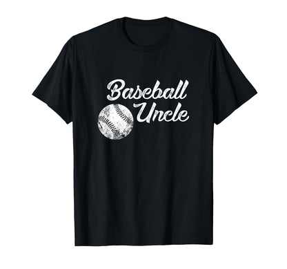 Baseball Uncle Baseball Funny Lingo T-Shirt - Minimalist Print Men Women - T-Shirt, Sweatshirt, Hoodie