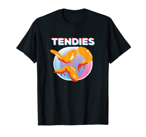 Vaporwave Tendies Chicken Tenders T-Shirt - Aesthetic Graphic Men Women - T-Shirt, Sweatshirt, Hoodie