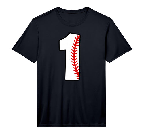 First Birthday 1St Baseball Number 1 T-Shirt - Minimalist Print Unisex - T-Shirt, Sweatshirt, Hoodie