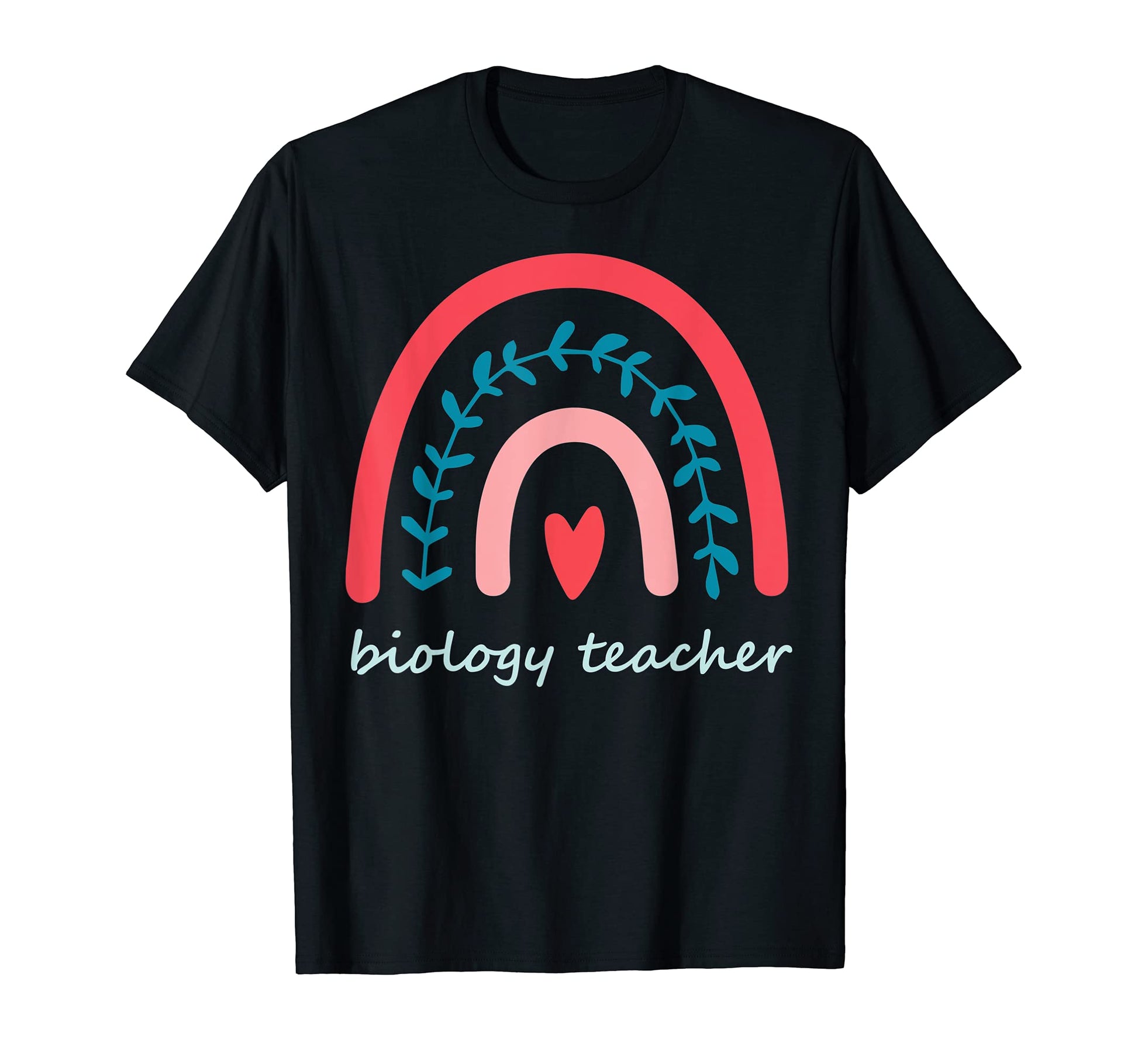 Biology Teacher Rainbow Boho T-Shirt - Casual Everyday Wear Men Women - T-Shirt, Sweatshirt, Hoodie
