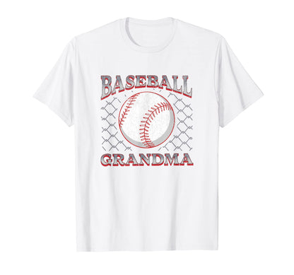 Baseball Grandma Proud Grandparent T-Shirt - Trendy Graphic Men Women - T-Shirt, Sweatshirt, Hoodie