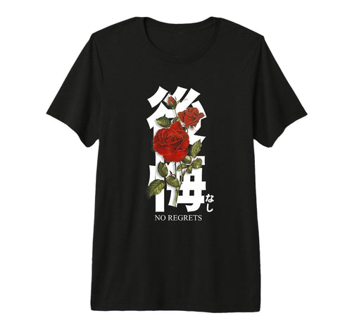 Red Rose 80S 90S Soft Grunge Goth T-Shirt - Minimalist Print Men Women - T-Shirt, Sweatshirt, Hoodie