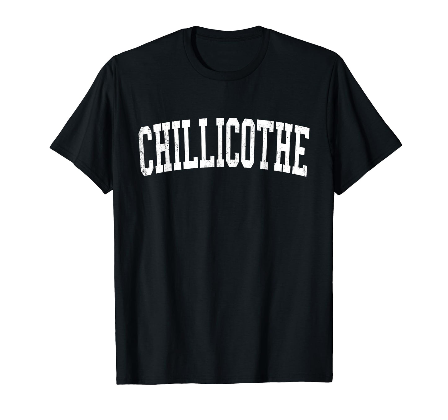 Chillicothe Oh Distressed White T-Shirt - Custom Art Print for Adults - T-Shirt, Sweatshirt, Hoodie