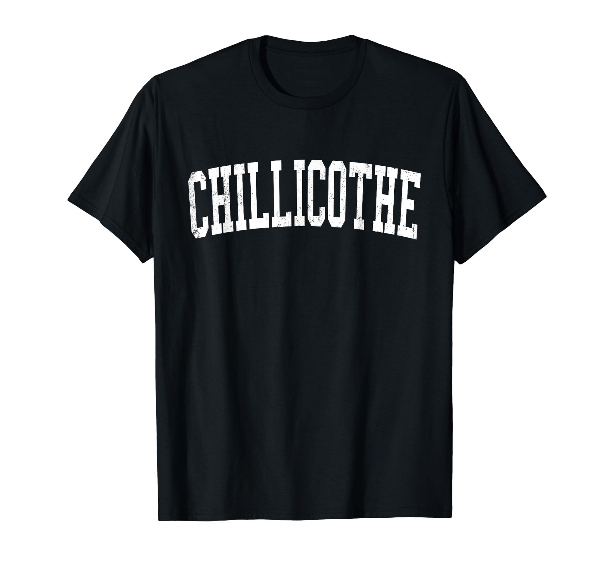 Chillicothe Oh Distressed White T-Shirt - Custom Art Print for Adults - T-Shirt, Sweatshirt, Hoodie