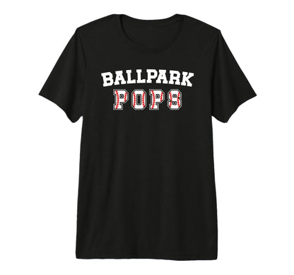 Mens Ballpark Pops Baseball Pops T-Shirt - Fun Novelty Design for Adults - T-Shirt, Sweatshirt, Hoodie