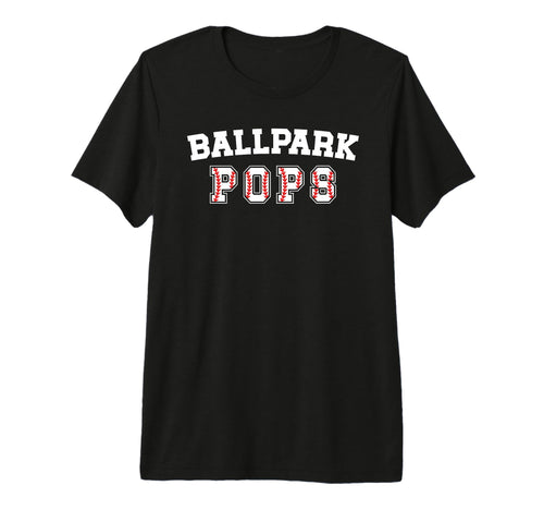 Mens Ballpark Pops Baseball Pops T-Shirt - Fun Novelty Design for Adults - T-Shirt, Sweatshirt, Hoodie