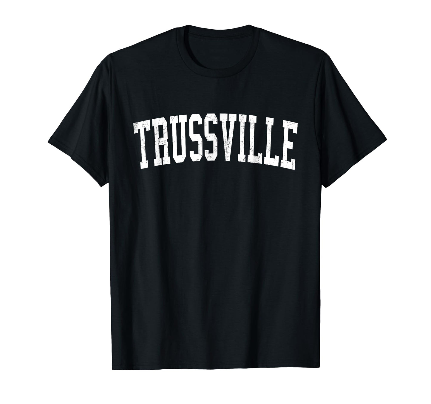 Trussville Al Distressed White T-Shirt - Fun Novelty Design Men Women - T-Shirt, Sweatshirt, Hoodie