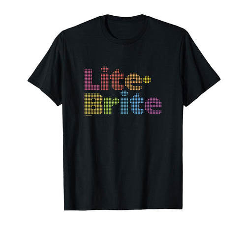 Lite Brite Rainbow Multicolored Pegs T-Shirt - Streetwear Style for Adults - T-Shirt, Sweatshirt, Hoodie