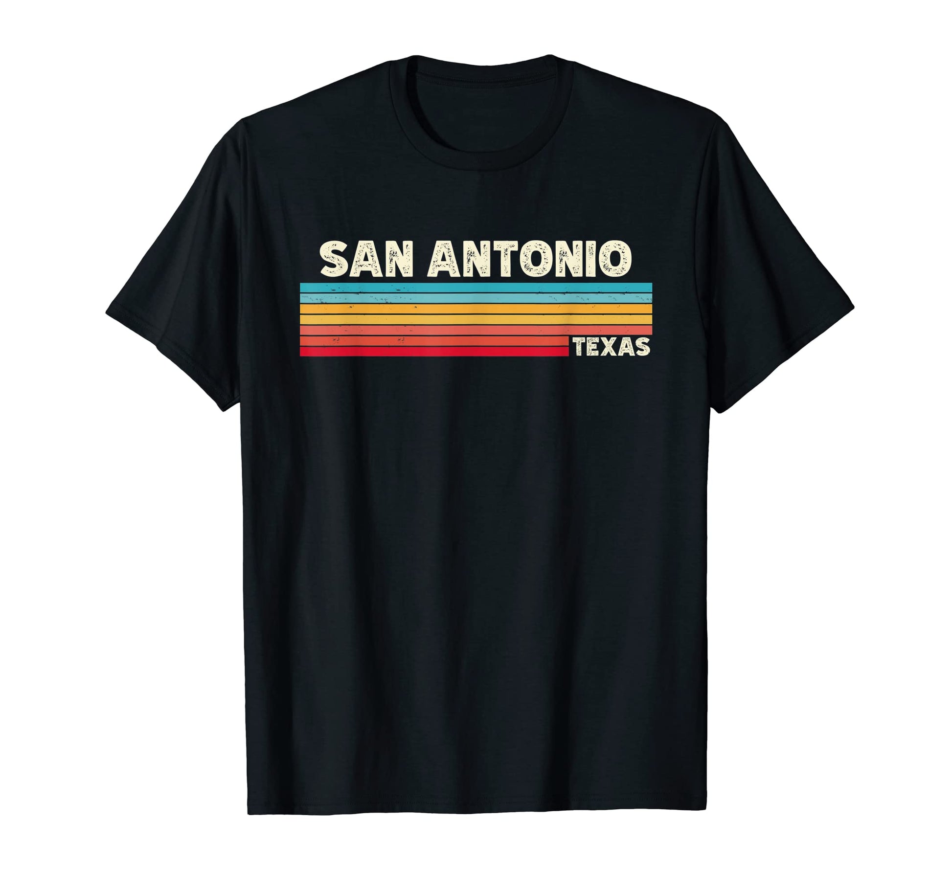 Native San Antonio Texas Tx Stripes T-Shirt - Fun Novelty Design Unisex - T-Shirt, Sweatshirt, Hoodie