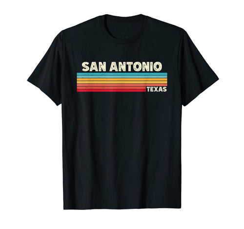 Native San Antonio Texas Tx Stripes T-Shirt - Fun Novelty Design Unisex - T-Shirt, Sweatshirt, Hoodie