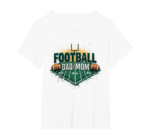 Football Dad Mom Proud Parent Game T-Shirt - Aesthetic Graphic Men Women - T-Shirt, Sweatshirt, Hoodie