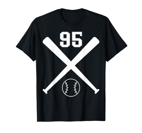 Baseball Softball Number 95 T-Shirt - Streetwear Style Men Women - T-Shirt, Sweatshirt, Hoodie