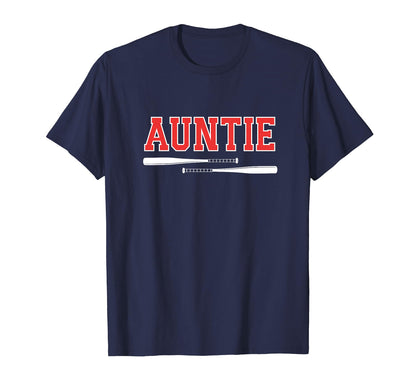 Baseball Auntie Aunt Nephew Games T-Shirt - Trendy Graphic Unisex - T-Shirt, Sweatshirt, Hoodie