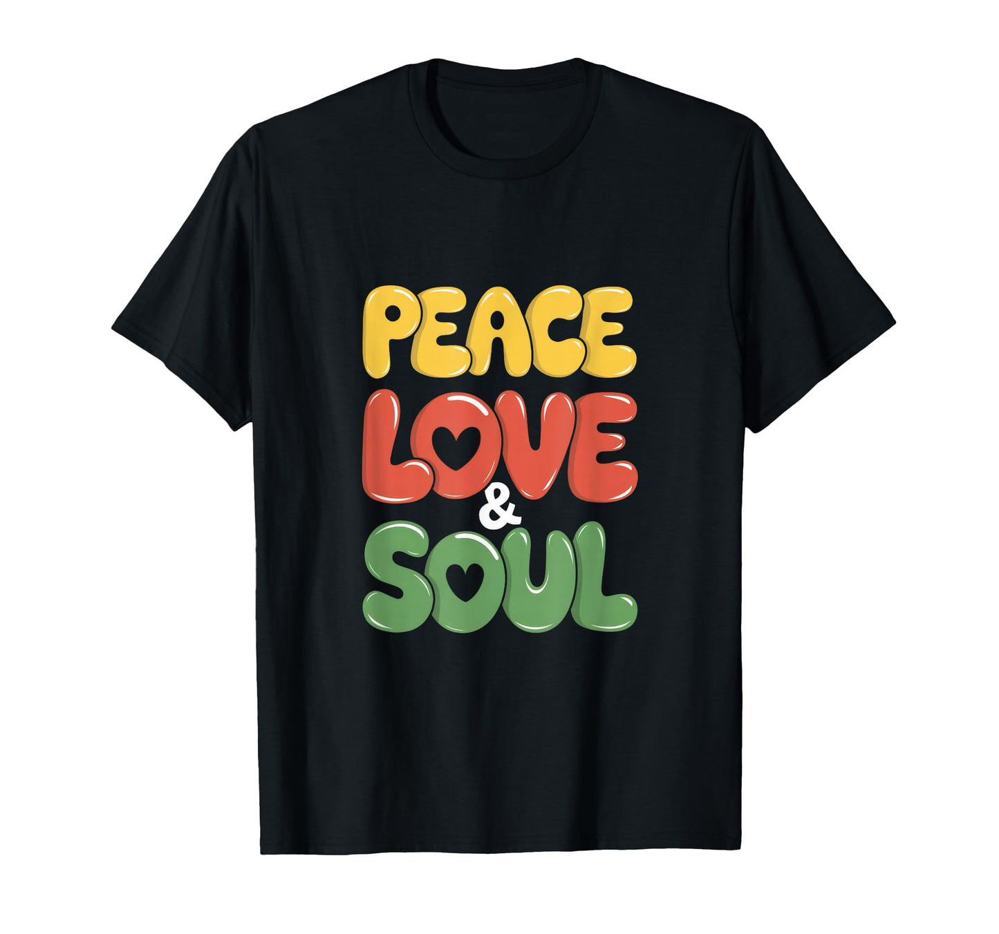 Groovy Peace Love Soul R B Music T-Shirt - Fun Novelty Design for Adults - T-Shirt, Sweatshirt, Hoodie