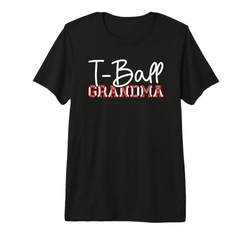 T Ball Grandma Leopard Baseball T Ball T-Shirt - Novelty Apparel Men Women - T-Shirt, Sweatshirt, Hoodie