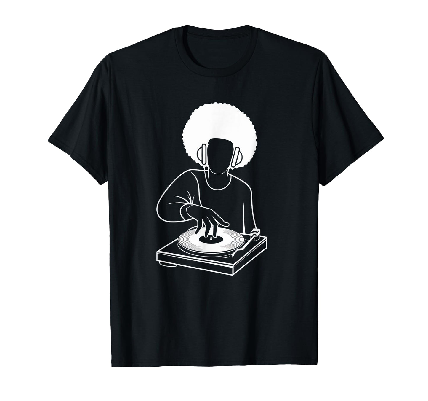 Raised Old School Hip Hop Dj Turntable T-Shirt - Custom Art Print Unisex - T-Shirt, Sweatshirt, Hoodie