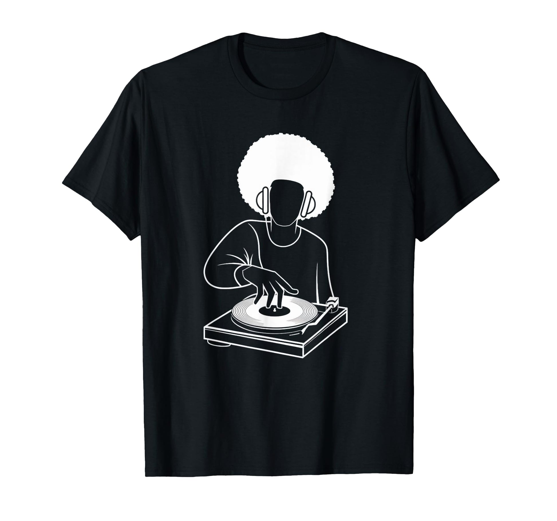 Raised Old School Hip Hop Dj Turntable T-Shirt - Custom Art Print Unisex - T-Shirt, Sweatshirt, Hoodie