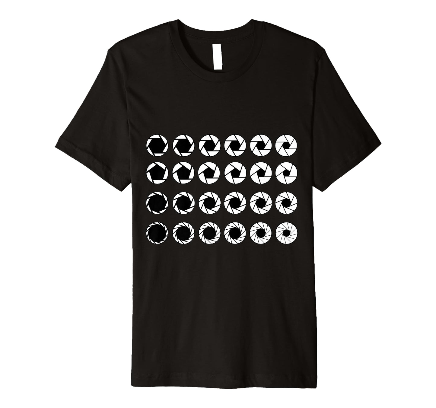 Photography Aperture Camera Lens T-Shirt - Graphic Print Men Women - T-Shirt, Sweatshirt, Hoodie