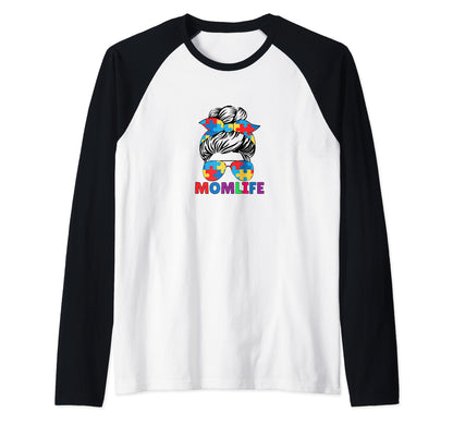 Autism Mom Life Autistic Gift Sunglasses Hoodie - Streetwear Style Unisex - T-Shirt, Sweatshirt, Hoodie
