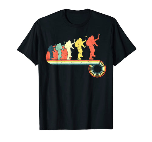 Mountain Climbing Sunset Rainbow T-Shirt - Casual Everyday Wear Unisex - T-Shirt, Sweatshirt, Hoodie