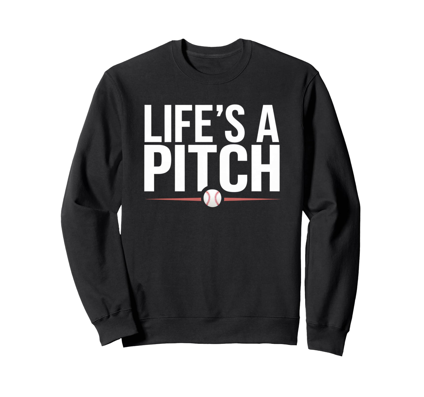 Baseball Lifes Pitch Family Sweatshirt - Aesthetic Graphic Men Women - T-Shirt, Sweatshirt, Hoodie